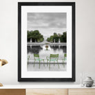 Tuileries Fountain #1 by Alan Blaustein on GIANT ART - multicolor photography; landscapes; people/places