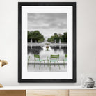 Tuileries Fountain #1 by Alan Blaustein on GIANT ART - multicolor photography; landscapes; people/places