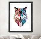 Geo Wolf by Michael Buxton on GIANT ART - multicolor urban/pop surrealism; contemporary; animals