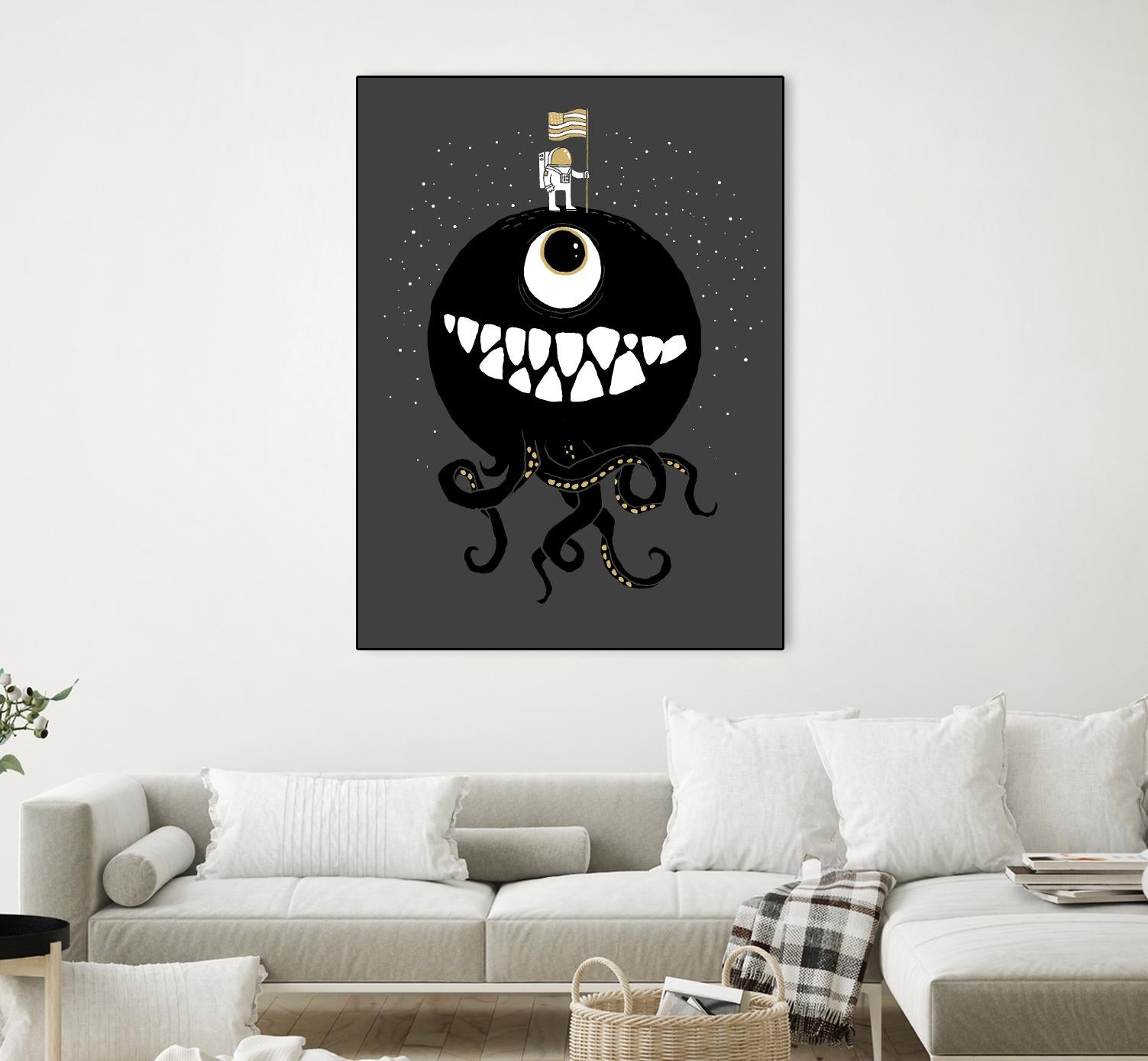 Space Oddity by Michael Buxton on GIANT ART - multicolor urban/pop surrealism; contemporary