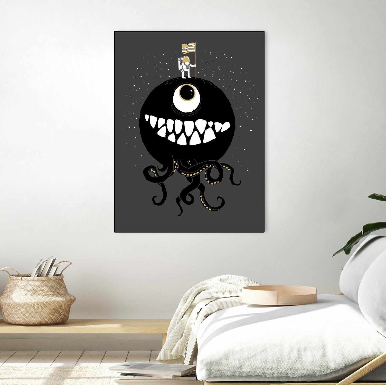 Space Oddity by Michael Buxton on GIANT ART - multicolor urban/pop surrealism; contemporary