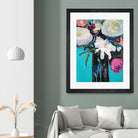 White Lily by Jacqueline Brewer on GIANT ART - multicolor floral/still life; contemporary