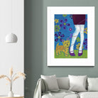 The Yorkie Fandango by Angela Bond on GIANT ART - multicolor animals; contemporary