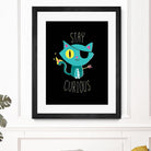 Stay Curious by Michael Buxton on GIANT ART - multicolor urban/pop surrealism; novelty; inspirational