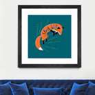 Stay Wild by Michael Buxton on GIANT ART - multicolor urban/pop surrealism; animals; inspirational