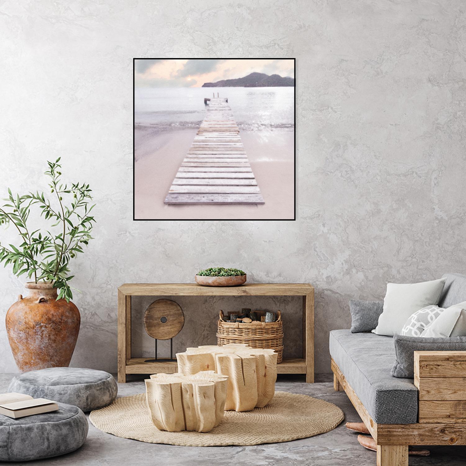 Zen No. 6 by Noah Bay on GIANT ART - multi coastal, landscapes, beaches, docks/piers, ocean