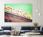 All aboard by Sylvia Coomes on GIANT ART - brown contemporary