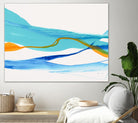 Near Cold Lake by Patricia Coulter on GIANT ART - yellow abstract