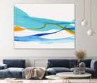 Near Cold Lake by Patricia Coulter on GIANT ART - yellow abstract
