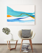 Near Cold Lake by Patricia Coulter on GIANT ART - yellow abstract