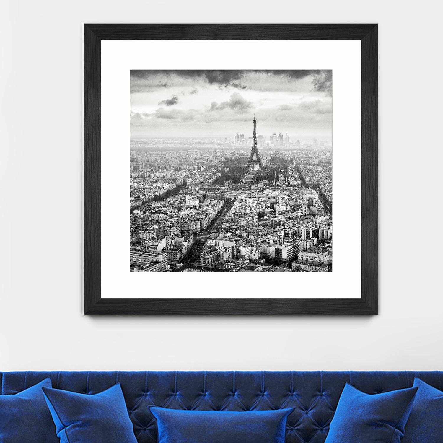 La Tour Eiffel et La Defense by Wilco Dragt on GIANT ART - multicolor photography; landscapes; people/places