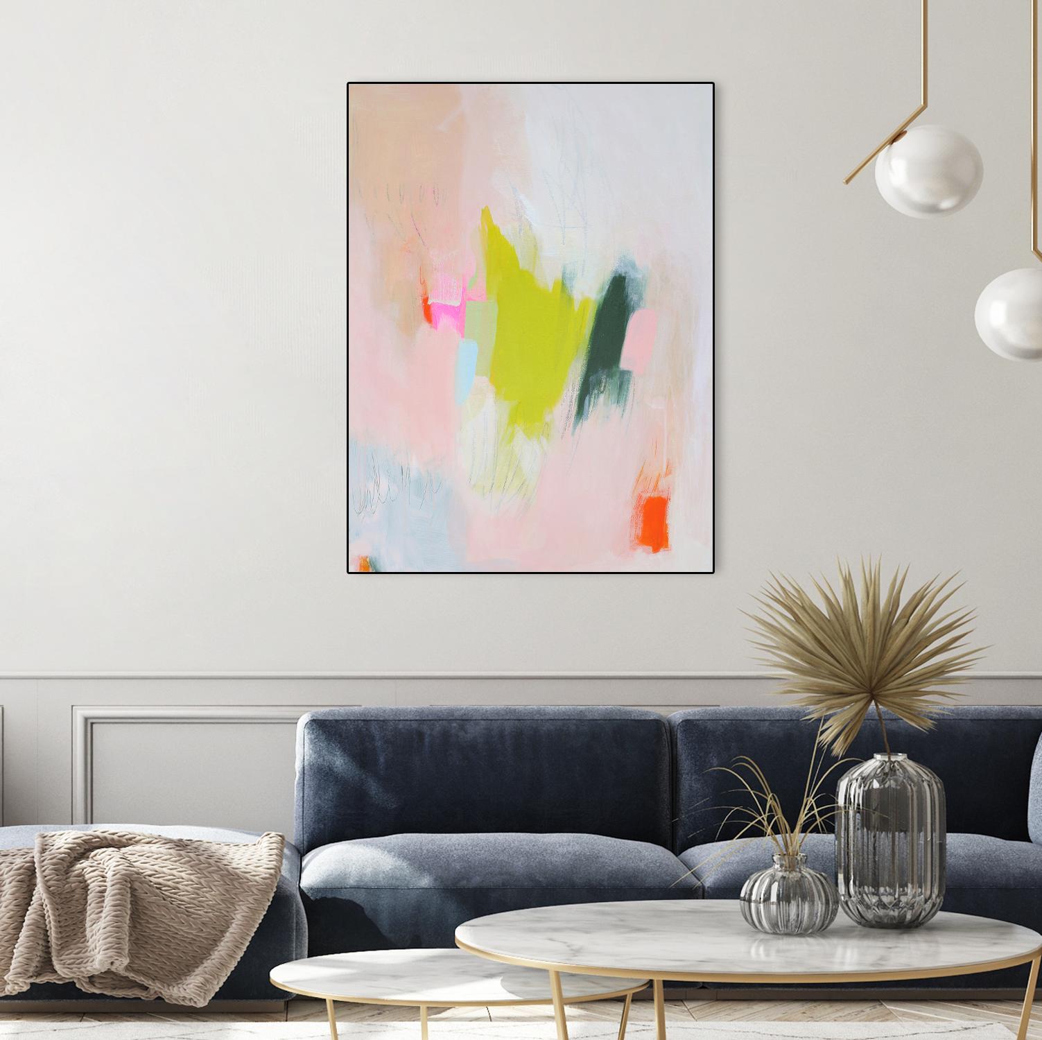 Lucia by Melissa Donoho on GIANT ART - pink abstracts, contemporary