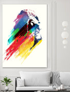 Our Hero by Robert Farkas on GIANT ART - blue animals