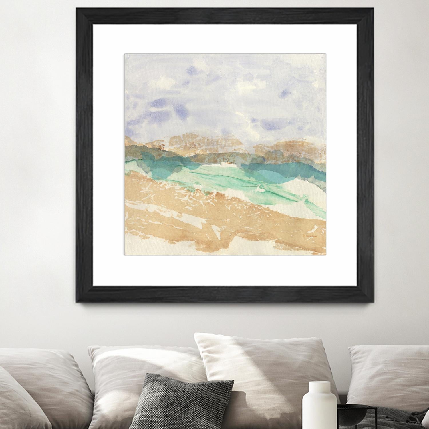 Mountain in Washi by Jan Sullivan Fowler on GIANT ART - multicolor abstracts; contemporary