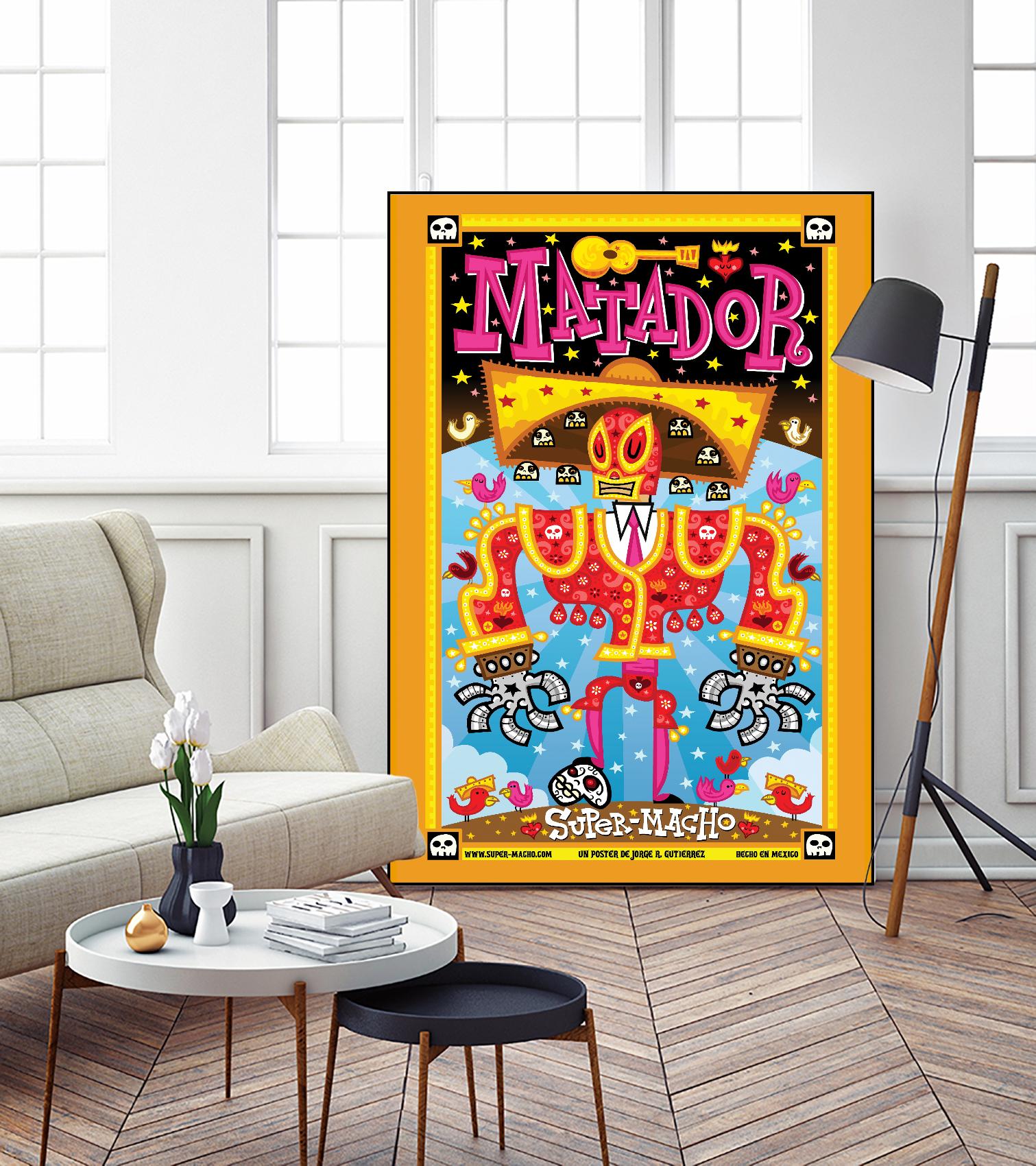 Matador by Jorge R. Gutierrez on GIANT ART - multicolor ethnic; urban/pop surrealism