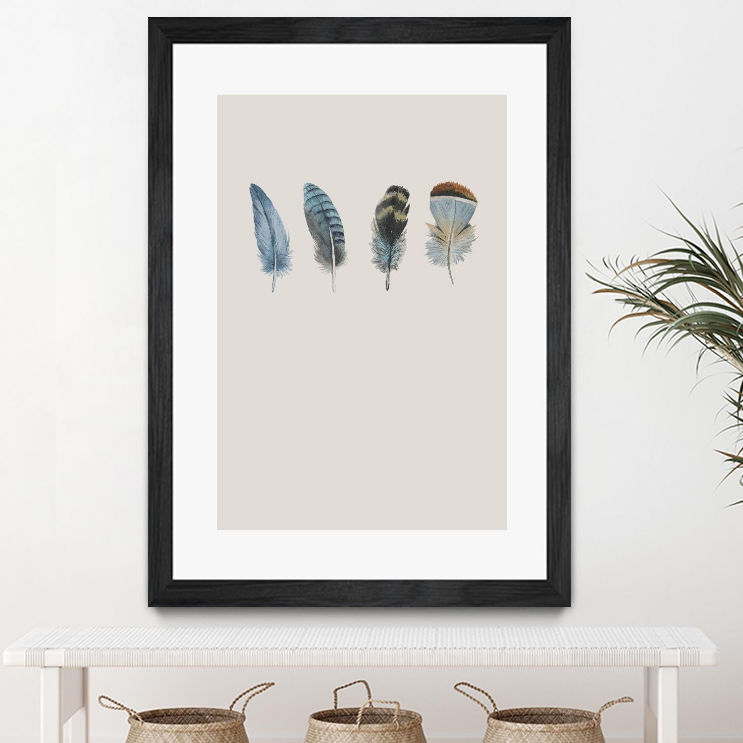 Feather 11 by Incado on GIANT ART - multicolor floral/still life