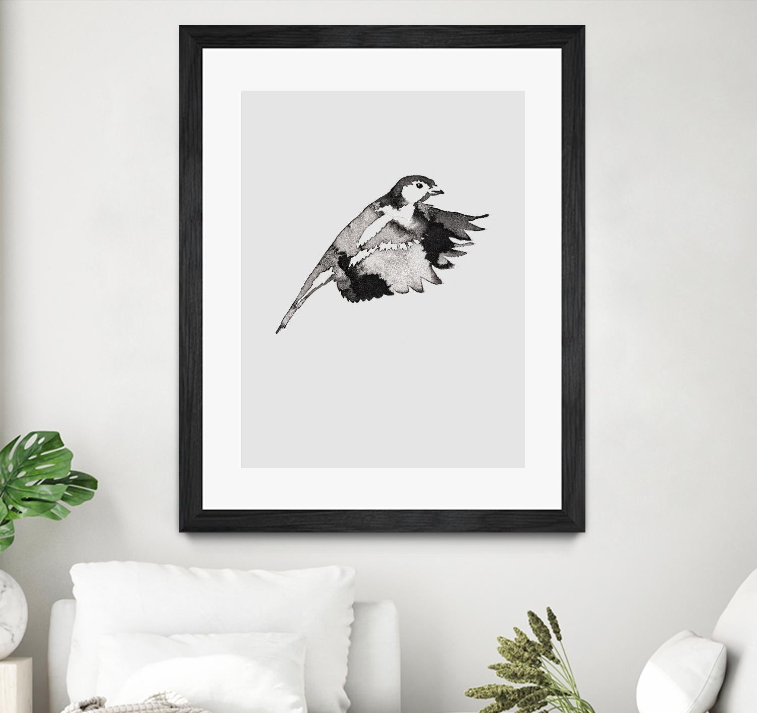 Flying Bird II by Incado on GIANT ART - multicolor animals