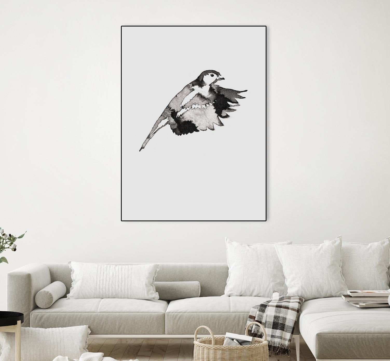 Flying Bird II by Incado on GIANT ART - multicolor animals