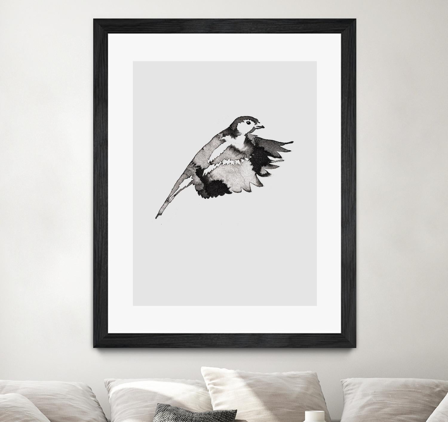 Flying Bird II by Incado on GIANT ART - multicolor animals