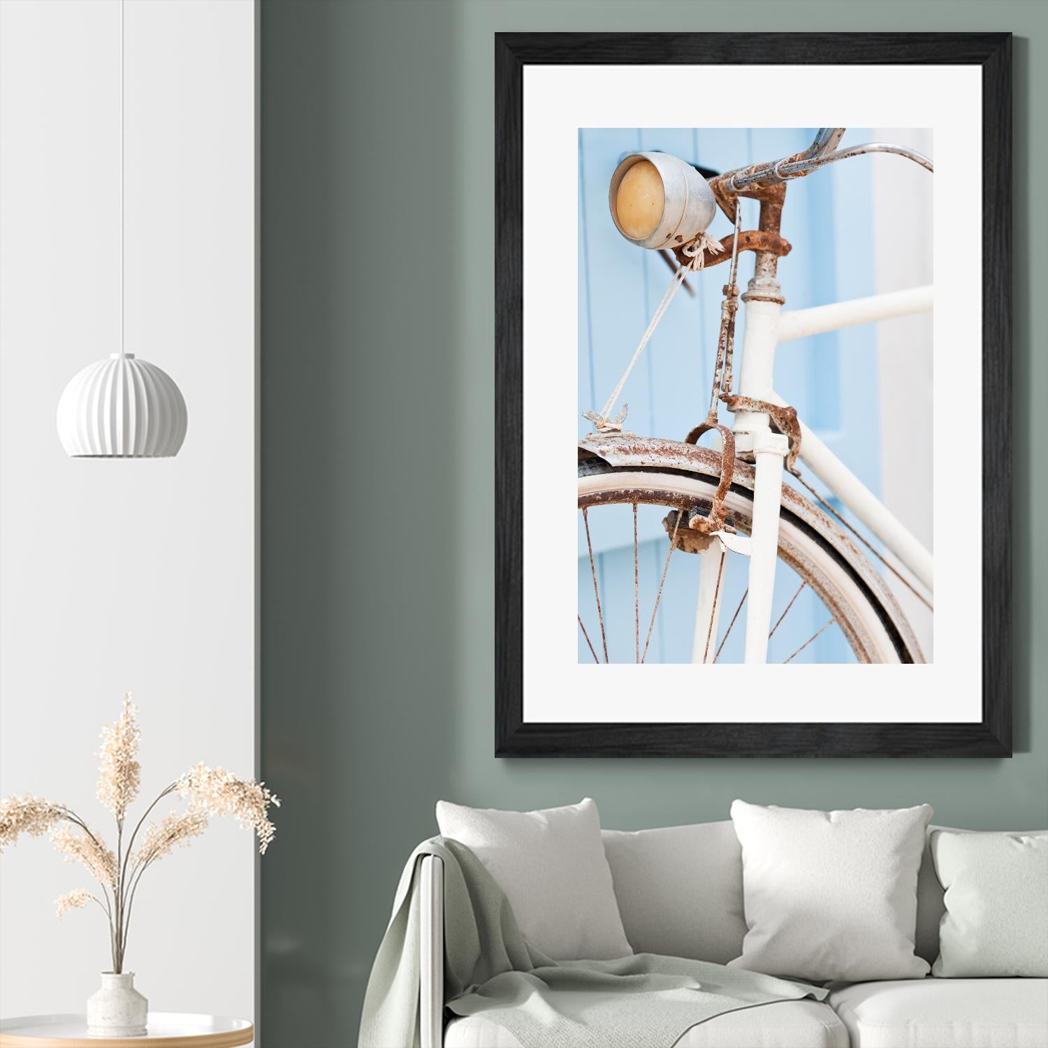 Old Bike by PhotoINC Studio on GIANT ART - multicolor photography; floral/still life