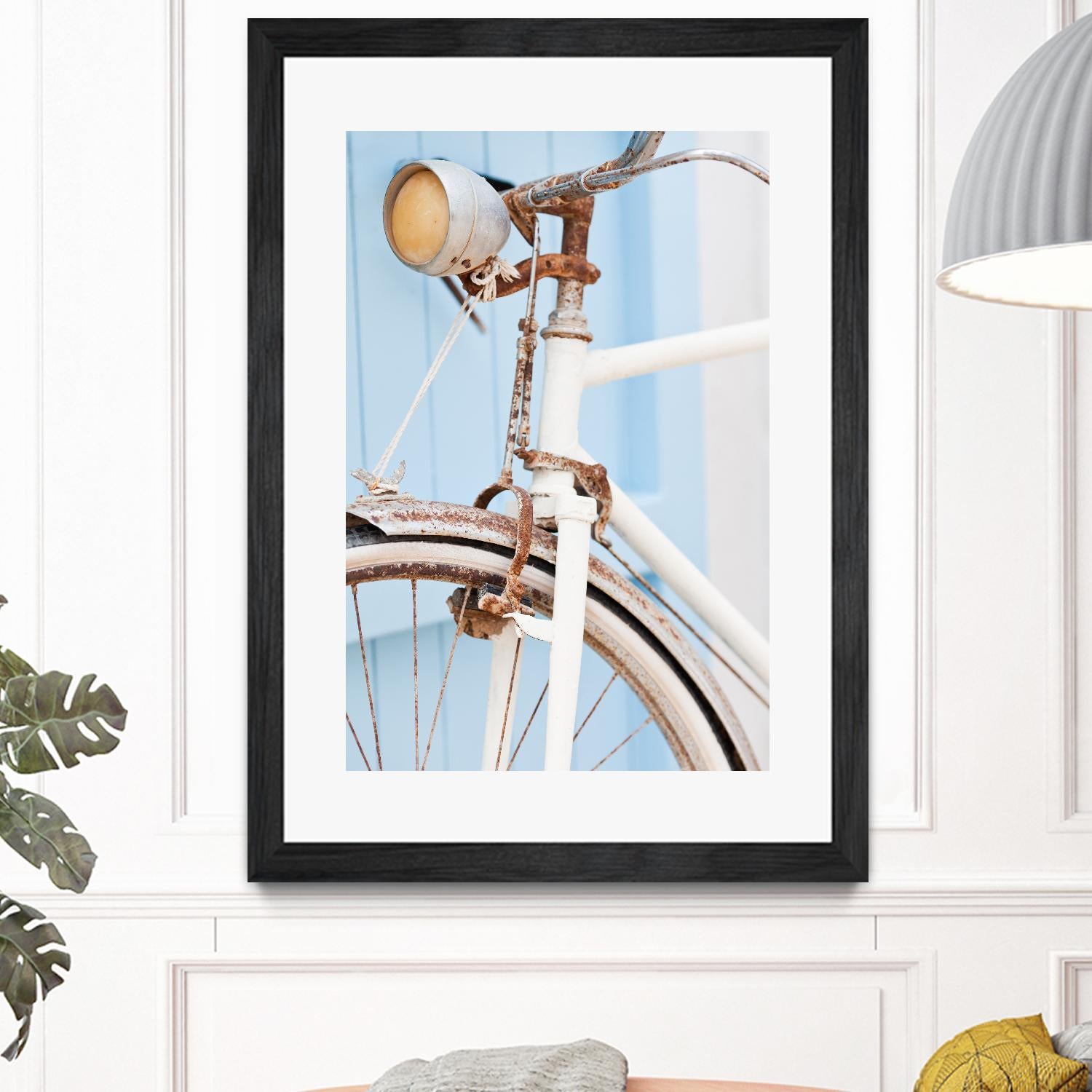 Old Bike by PhotoINC Studio on GIANT ART - multicolor photography; floral/still life