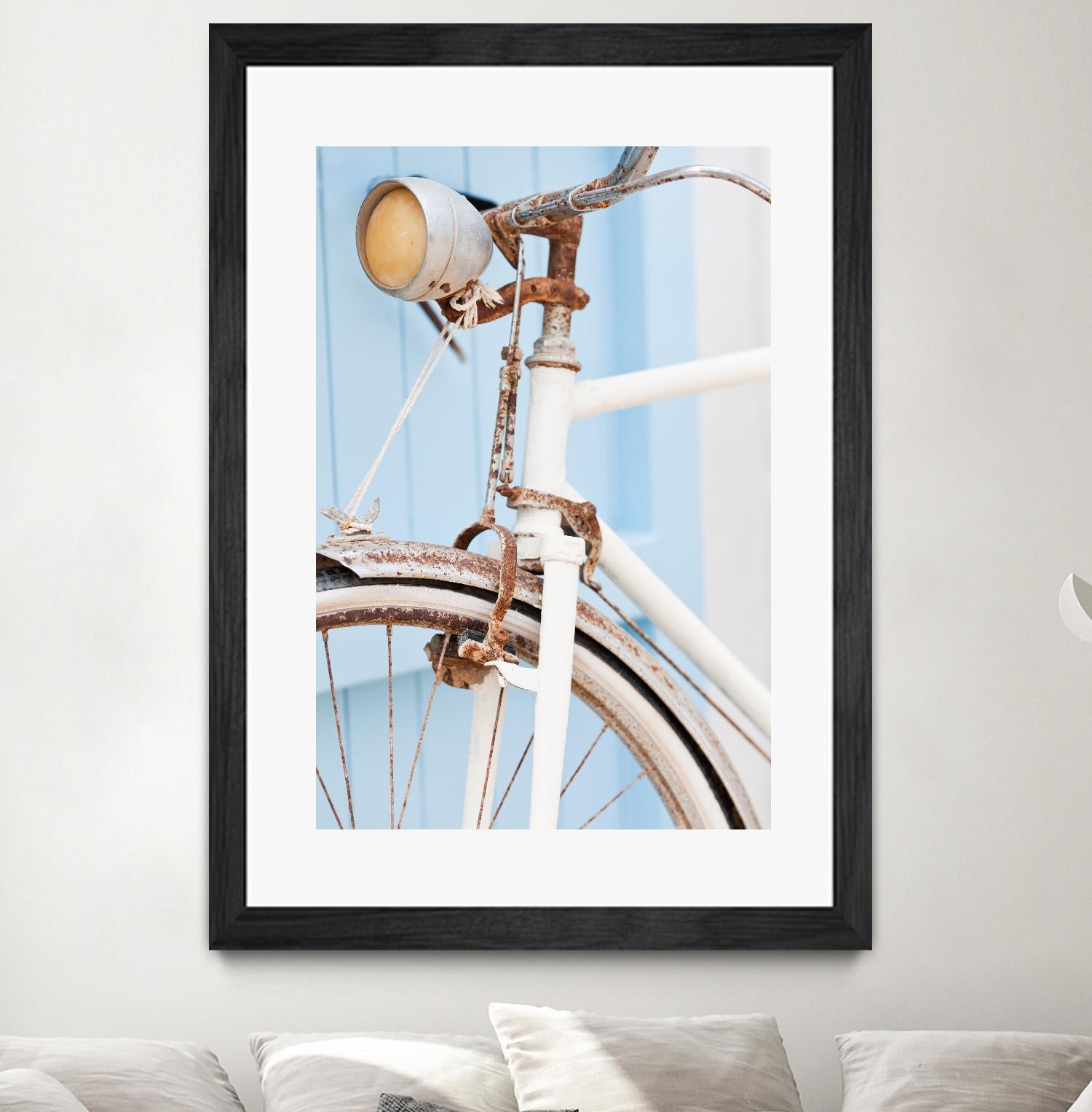 Old Bike by PhotoINC Studio on GIANT ART - multicolor photography; floral/still life