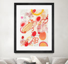 Funnie Bunnies Go To Space by Maggie Kleinpeter on GIANT ART - multicolor abstracts; contemporary