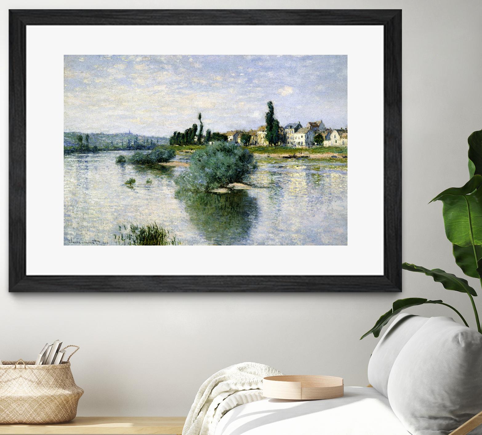 The Seine at Lavacourt by Claude Monet on GIANT ART - masters landscapes
