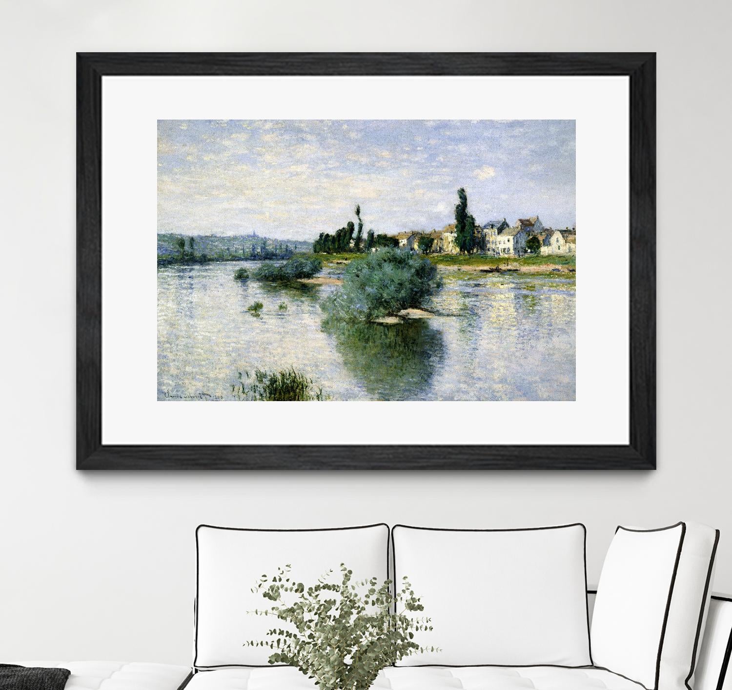 The Seine at Lavacourt by Claude Monet on GIANT ART - masters landscapes