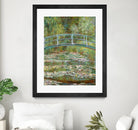 Bridge over a Pond of Water Lilies, 1899 by Claude Monet on GIANT ART - blue abstract