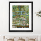 Bridge over a Pond of Water Lilies, 1899 by Claude Monet on GIANT ART - blue abstract