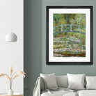Bridge over a Pond of Water Lilies, 1899 by Claude Monet on GIANT ART - blue abstract