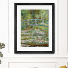 Bridge over a Pond of Water Lilies, 1899 by Claude Monet on GIANT ART - blue abstract