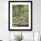 Bridge over a Pond of Water Lilies, 1899 by Claude Monet on GIANT ART - blue abstract
