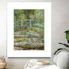 Bridge over a Pond of Water Lilies, 1899 by Claude Monet on GIANT ART - blue abstract