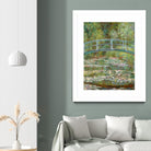 Bridge over a Pond of Water Lilies, 1899 by Claude Monet on GIANT ART - blue abstract