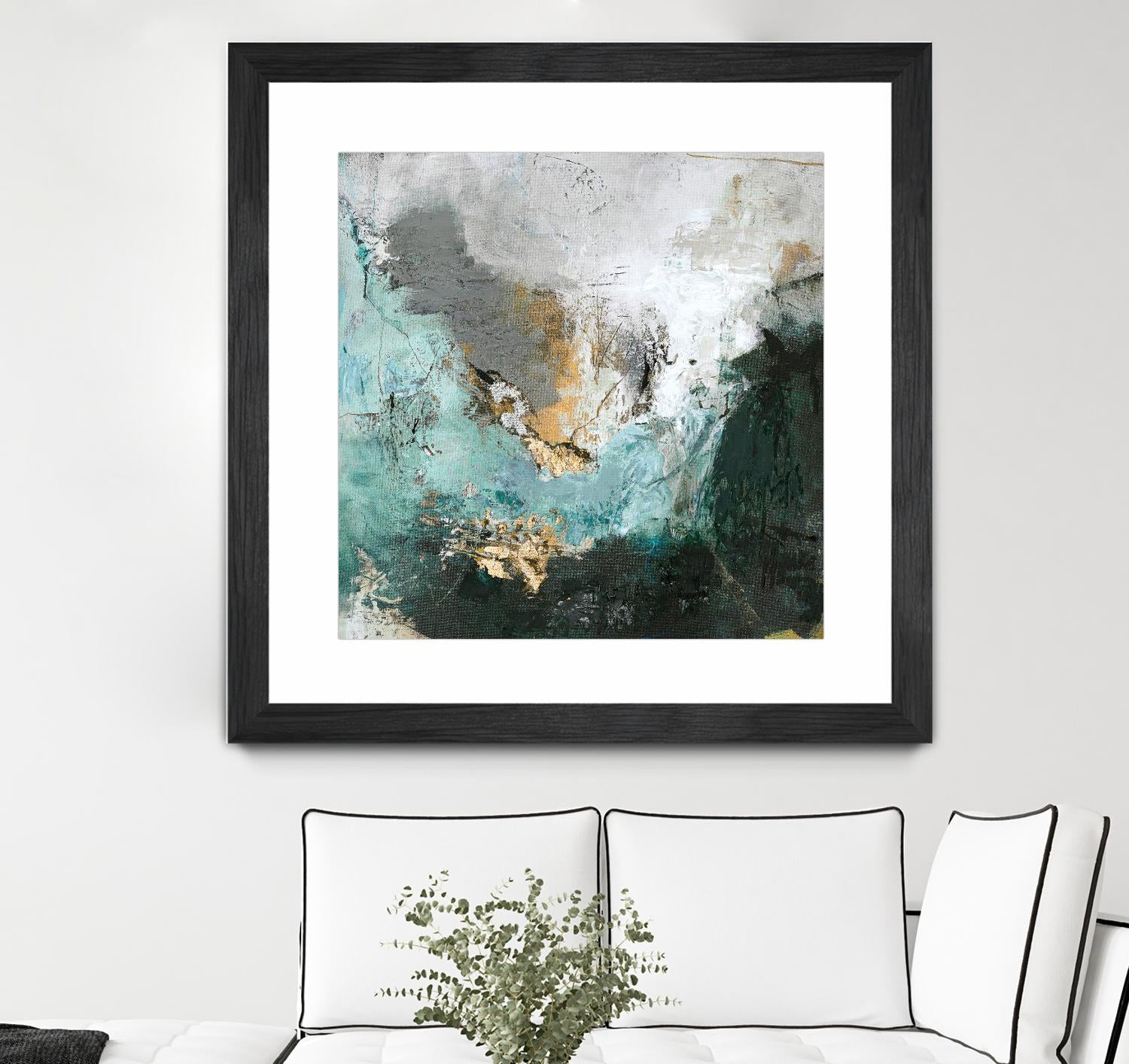 Arctic Green by Design Fabrikken on GIANT ART - multi abstracts