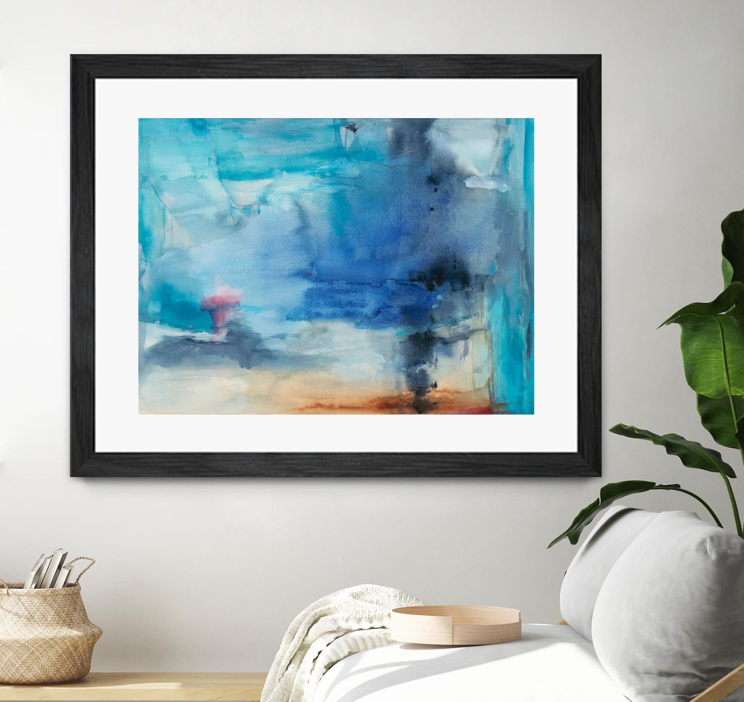 Out to Sea by Michelle Oppenheimer on GIANT ART - grey abstract