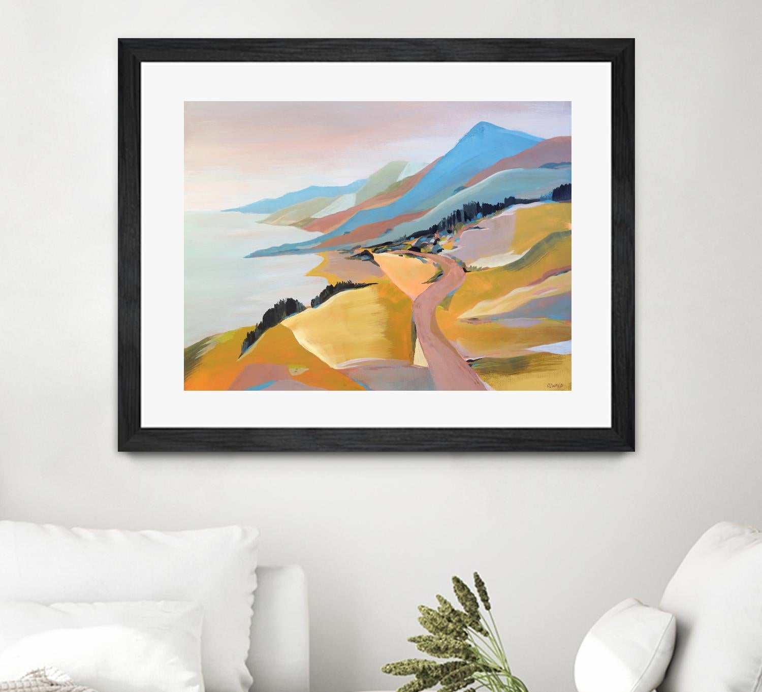 Monterey to The Sea by Pete Oswald on GIANT ART - multicolor landscapes; coastal