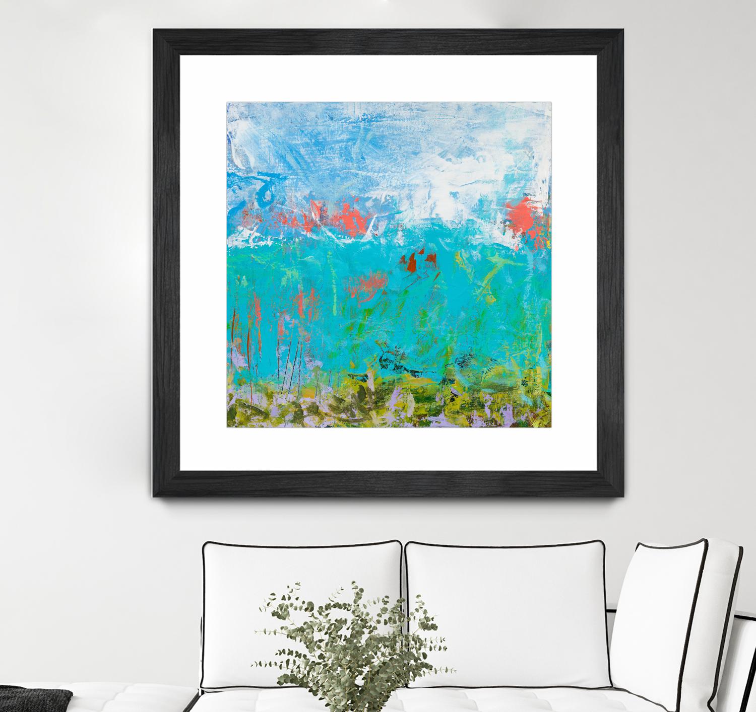Cerulean Escapes II by Tracy Lynn Pristas on GIANT ART - multicolor abstracts; contemporary