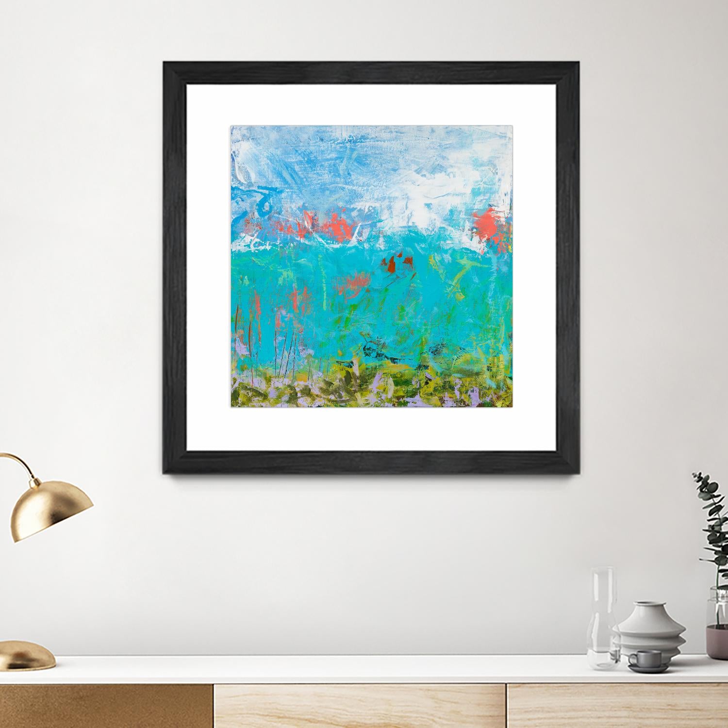 Cerulean Escapes II by Tracy Lynn Pristas on GIANT ART - multicolor abstracts; contemporary