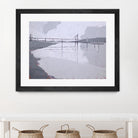 Tidal River by John Rufo on GIANT ART - white coastal, contemporary, landscapes, docks/piers, rivers/streams
