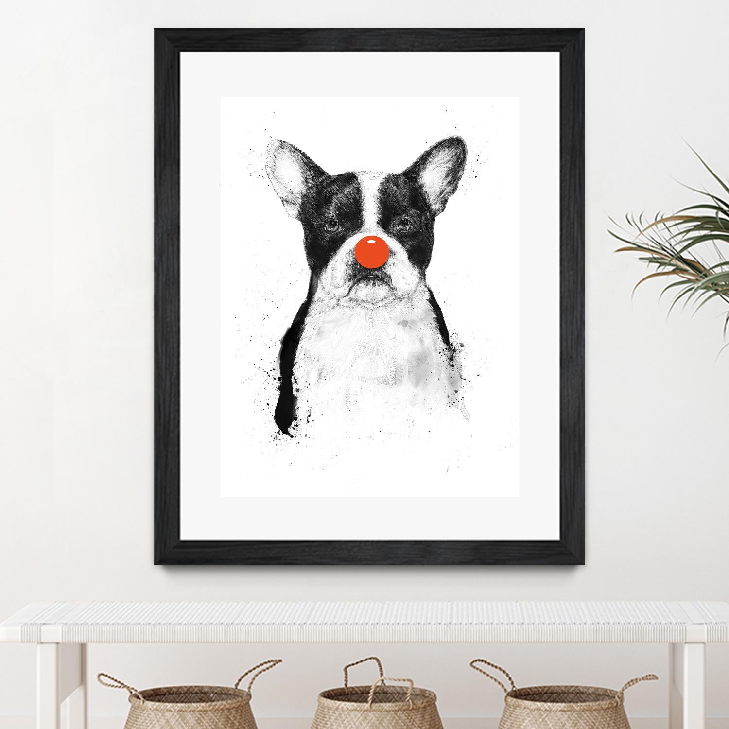 I'm Not Your Clown by Balazs Solti on GIANT ART - white animals