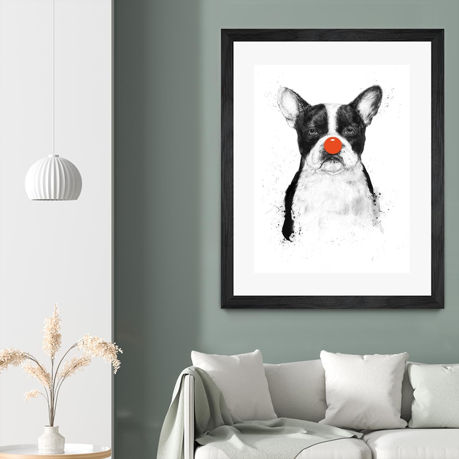 I'm Not Your Clown by Balazs Solti on GIANT ART - white animals