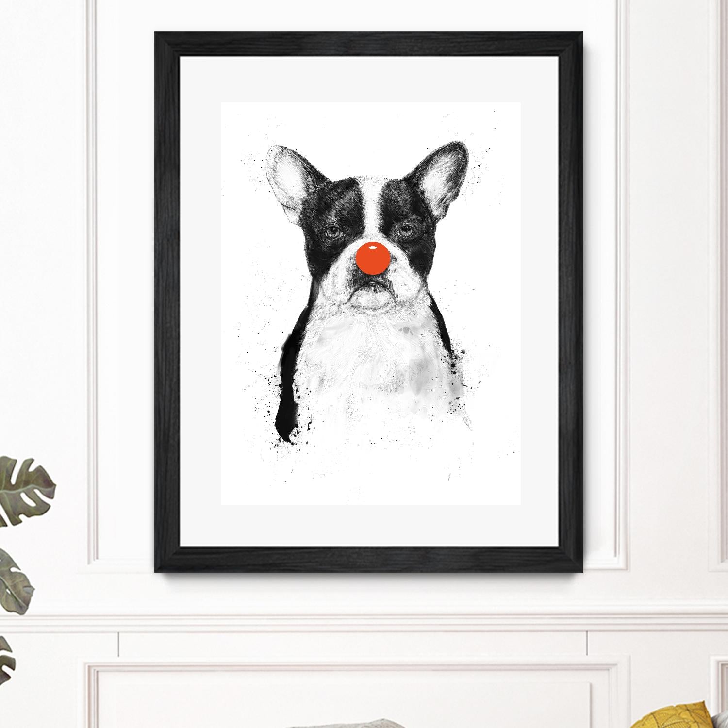 I'm Not Your Clown by Balazs Solti on GIANT ART - white animals