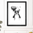 My Heart Goes Boom by Balazs Solti on GIANT ART - white animals