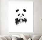 Zombie Panda by Balazs Solti on GIANT ART - white animals