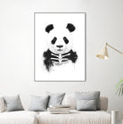 Zombie Panda by Balazs Solti on GIANT ART - white animals