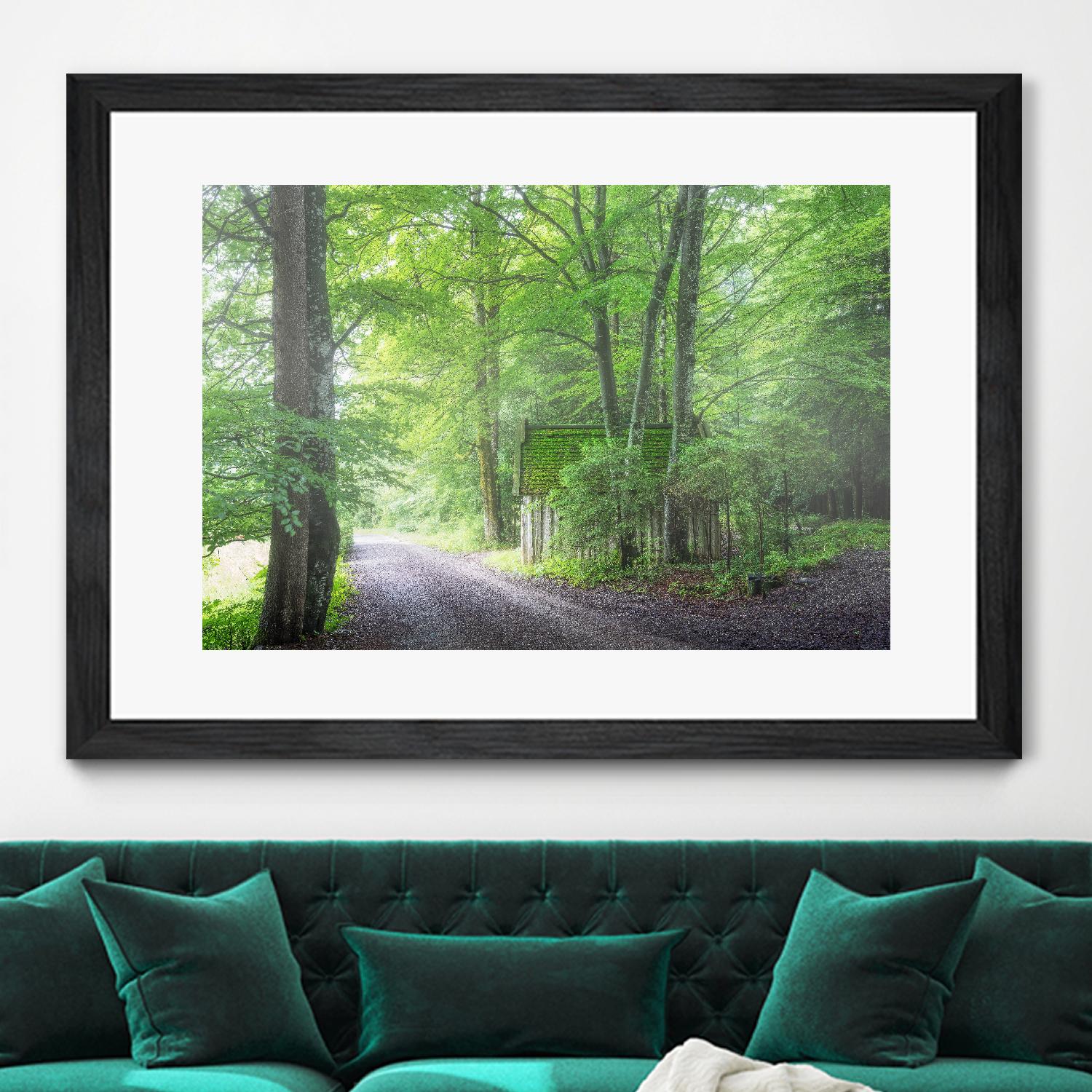 Frenzy Green by Anne Schneidersmann on GIANT ART - multicolor photography; landscapes