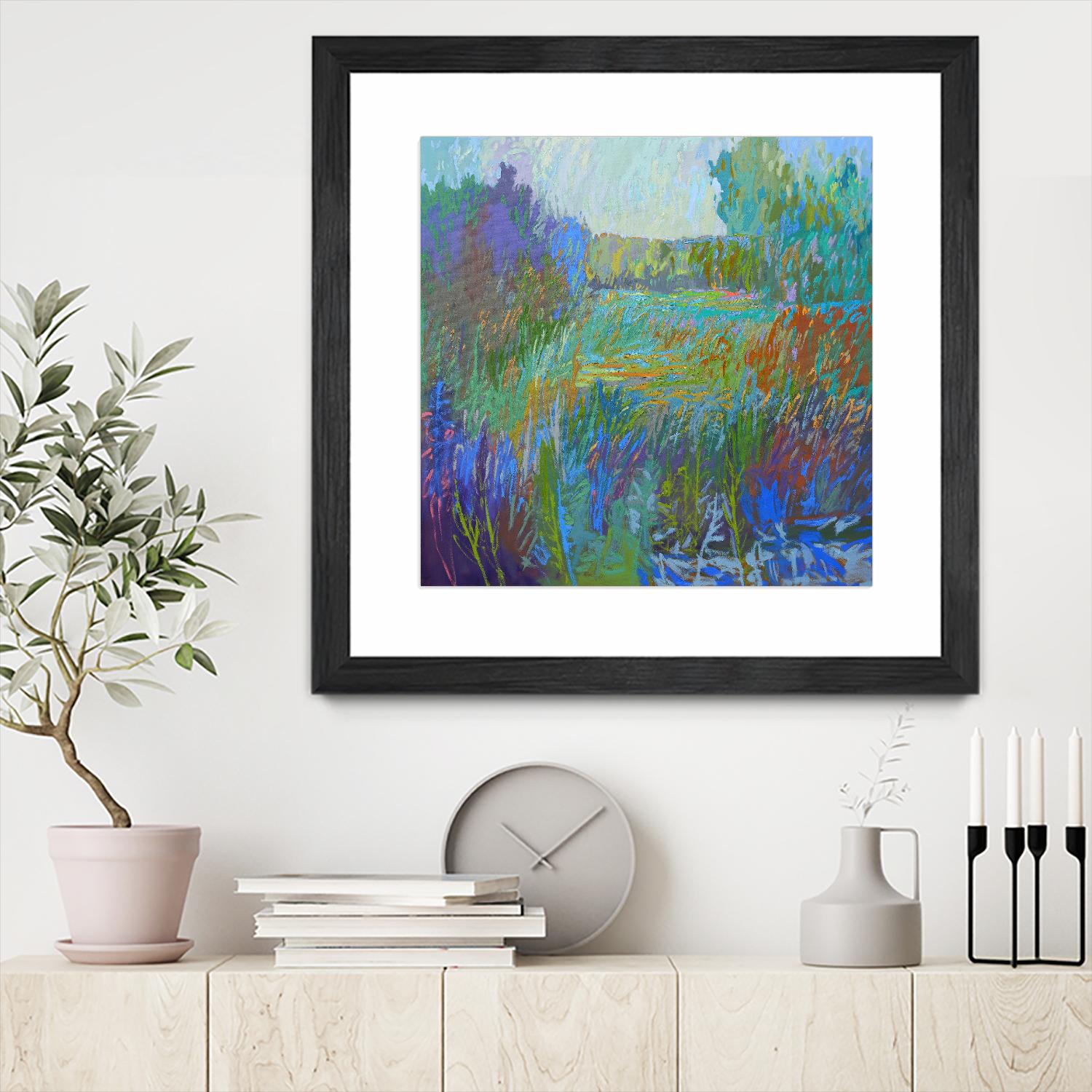 Color Field No. 67 by Jane Schmidt on GIANT ART - multicolor landscapes; contemporary